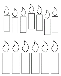 Candles Birthday Candle Template Birthday Candles Printable Candle Template