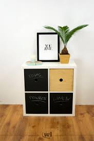 Expectit Chalk Wooden Box Insert For Shelf Cabinet Ikea Expedit Kallax Wooden Boxes Ikea Chalk
