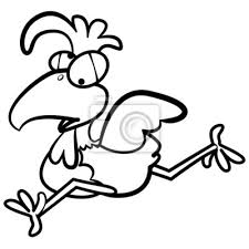 Atividades de numerais para maternal. Colorir Humor Desenhos Animados Da Galinha Corrida Com Fundo Fotomural Fotomurais Cansado Preocupar Se Coloracao Myloview Com Br