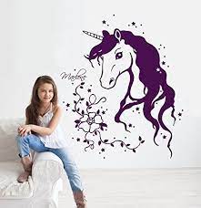amazon captcha stickers muraux licorne nom etoile