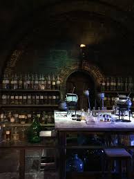 Bottles/ jars/ vases in various sizes and shapes (the more scientific looking the better!) pipettes. The Potions Classroom At Warner Bros Studio Tour London The Making Of Harry Potter Photo B Harry Potter Aesthetic Harry Potter Background Hogwarts Aesthetic