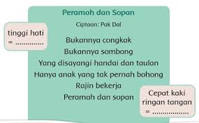 Contoh kalimat menggunakan ungkapan cepat kaki ringan tangan. Pembelajaran 3 Tema 1 Subtema 1 Hidup Rukun Di Rumah Kelas 2