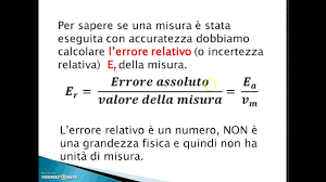 Questo si fa se si è presa piu di una misurazione. Errori Di Misura Youtube