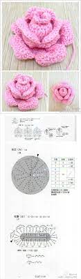 Where The Woolly Things Are Murahiyo Scans De Una Revista Japonesa Para Crochet Rose Crochet Flowers Crochet