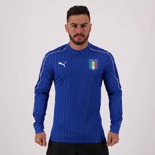 .seleção brasileira, jogadoras da italia, jogadoras americanas, jogadoras da alemanha, jogadoras futebol americano, jogadoras da austrália feminina, a música jogadoras, jogadoras áfrica do sul. Camisa Puma Italia Home 2017 Jogador Manga Longa Futfanatics