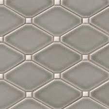 To achieve a classic and classy design, use only one color, preferably white. Dove Gray Diamond 8mm Ceramic Backsplash Tile Subway Tile