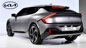 Available color options on the 2022+ kia ev6 include aurora black pearl, snow white pearl, runway red, moonscape (matte), yacht blue and many others. All New Kia Ev6 Gt Line 2022 Electric Suv Youtube