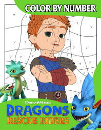 Dragons rescue riders party and diy no sew dragon tail. Dragons Rescue Riders Color By Number Amazing Illustrations And High Quality Designs For Dragon Rescue Riders And Coloring Lovers With Fun Easy And Relaxing Coloring Pages French Edition Grinworld Green 9798556171657 Amazon Com Books