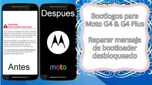 Motorola has done the work to make sure your device has a fully optimized, certified and tested version of android. Moto G4 G4 Plus Como Instalar Bootlogos Personalizados Fixear Mensaje De Bootloader Desbloqueado By Supremacy Droid