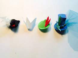 Neverland Tiny Hats Captain Hook Pirate Hat Tinker Bell Glittery Pixie Crown Peter Pan Lost Boys Hat Mermaid To Pixie Crown Lost Boys Peter Pan Pirate Hats