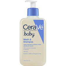 Cerave Baby Wash Shampoo 8 Oz Fragrance Paraben Sulfate Free Shampoo For Tear Free Baby Bath Time Packaging May Vary Walmart Com