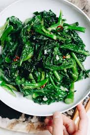 Healthy Leafy Greens Chinese Broccoli With Garlic Sauce Recipe In 2020 Leafy Greens Recipes Broccoli Recipes Chinese Broccoli Recipe