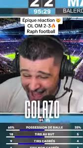 Réaction Épique de Raph Football après OM-OL 3-2