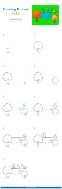 Here you could find the step by step description of drawing pictures. How To Draw A Lake Step By Step Easy Drawing Guides Drawing Howtos