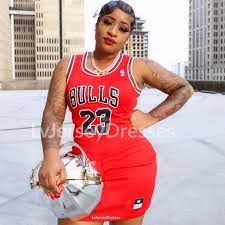 And although the design was a fresh look for a new beginning, the uniforms still had subtle nods to their minneapolis past. Best Seller Classic Chicago Bulls Jersey Dress 23 Jordan Etsy