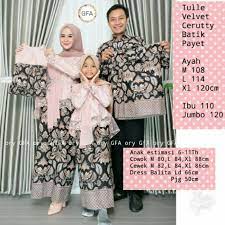Memakai baju muslim keluarga untuk bapak ibu dan anak saat datang ke sebuah acara keluarga besar merupakan salah satu bentuk kekompakan kel. Couple Ibu Anak Batik Kebaya Harga Terbaik Agustus 2021 Shopee Indonesia