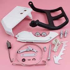 Fortunately old brake band from old clutch cover fit into new cover and rest of parts worked correctly. Chain Brake Band Handle Lever Clutch Cover Repair Kit For Stihl Ms180 Ms170 018 017 Ms 180 170 Chainsaw Spare Parts Chainsaws Aliexpress