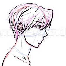 Learn how to draw or. How To Draw Anime Boy Side Face Drawing Tutorial Easy