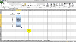Lalu saya memilih untuk menggugurkan berbagai. Cara Menghitung Logaritma Natural Dengan Fungsi Ln Excel Youtube