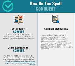 10,000+ learning activities, games, books, songs, art, and much more! Correct Spelling For Conquer Infographic Spellchecker Net