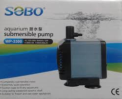 Sobo Wp 3300 Akvaryum Kafa Motoru 600lt Saat Kafa Ve Sump Motorlari Sobo
