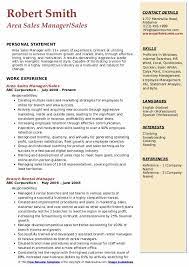 This helps to improve the effectiveness of your resume as most employers of area sales managers usually give preference to applicants with adequate experience of the job. Area Sales Manager Resume Samples Qwikresume