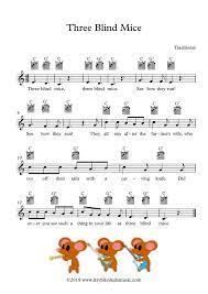 Three Blind Mice Music Lessons For Kids Nursery Songs Children Songs Lyrics