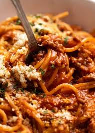 One Pot Pasta Bolognese Recipe In 2020 One Pot Pasta Pasta Bolognese Healthy Beef Recipes