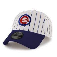 Chicago Cubs Pinstripe 39thirty Flex Fit Cap By New Era Cubs Merchandise Cubs Gear Chicago Cubs