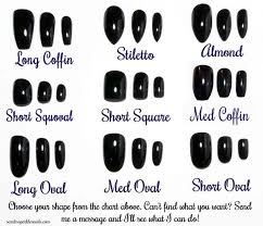 Stiletto Nails Length Chart New Expression Nails