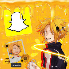 Snapchat App Icon Denki Kaminari Denki Denkikamimari Kaminaridenki Kaminari Bokunoheroacademia Myheroacadem Animated Icons Snapchat Icon App Icon