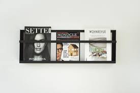 Wall Mounted Big Magazine Rack Wall Mount Book Shelf Office Wall Decor Reading Corner Wall Book Storage Minimalist Magazine Shelf In 2020 Magazine Rack Wall Minimalist Book Book Furniture