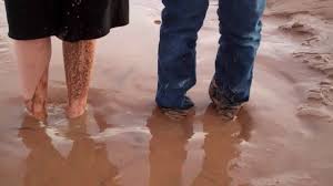 stuck in quicksand sinking sand and