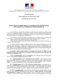 Parcours professionnel, formations et autres expériences, du plus récent au modèle de lettre gratuite sur documentissime : Https Www Education Gouv Fr Media 19994 Download