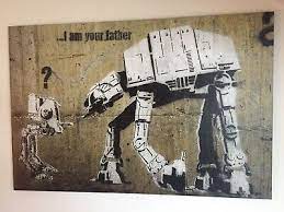 So please double check to make sure your order size is correct before checkout. Banksy Kunstdruck I Am Your Father 120x80 Keilrahmen Star Wars In Duisburg Duisburg Mitte Ebay Kleinanzeigen