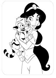 36 Disegni Della Principessa Jasmine E Aladdin Da Colorare Pianetabambini It Pagine Da Colorare Disney Disney Jasmine Principessa Jasmine