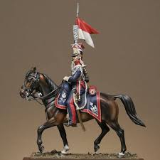 Figurines A Cheval Chevau Leger Polonais De La Garde 1810 Geschiedenis Militair Miniature