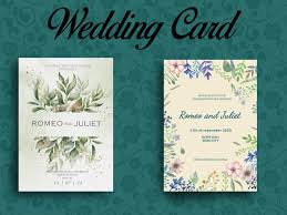 Romeo and juliet meet at the ball and are instantly attracted to each other. Design Wedding Invitation Card By Tasya02 Fiverr