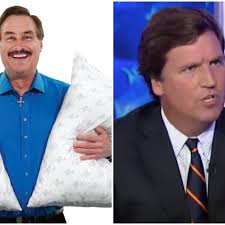 Dominion voting systems sued mypillow ceo mike lindell monday for defamation, seeking over $1.3 billion in damages. Mypillow Guy Sticks With Tucker Carlson After Other Advertisers Quit Bring Me The News