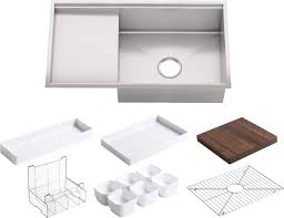 Check spelling or type a new query. Kohler K 3760 Na Stages 33 Inch Stainless Steel Kitchen Sink Buy Online In Dominica At Dominica Desertcart Com Productid 16295795