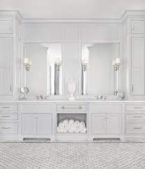 A brightly colored bathroom vanity also looks great in dark bathrooms. The 15 Most Beautiful Bathrooms On Pinterest Sanctuary Home Decor Bathroom Cabinets Designs White Marble Bathrooms Bathroom Remodel Master