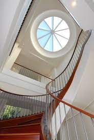 Over 13 m above floor level toughened glass is not recommended. Latest From Houzz Skylight Circular Stairs Roof Dome