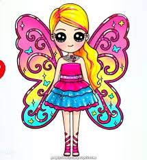 Creative And Great Barbie And The Key Fairy Kawaii Girl Drawings Cute Kawaii Drawings Kawaii Drawings
