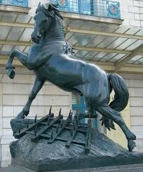 Pierre Louis Rouillard Cheval A La Herse Musee D Orsay Sculpture De Cheval Exposition Universelle