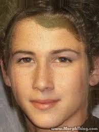 Jennifer Aniston and Mona Lisa, Nick Jonas (Morphed)