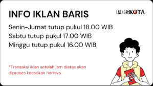 Lamaran harus lewat pos : Iklan Baris Poskota