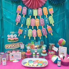 30 Cool Birthday Party Decorations Ideas Pool Birthday Party Popsicle Party Birthday Party Decorations Diy