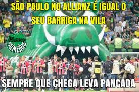 Zoeira nas redes sociais após eliminação do palmeiras no mundial — foto: Memes Palmeirenses Nao Perdoam Sao Paulo Apos Classico Lance R7 Humor Esportivo