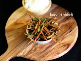 Kurkuri Bhindi Recipe Crispy Bhindi Bhindi Kurkuri Karari Bhindi Recipe Indian Food Recipes Vegetarian Recipes Okra Fries