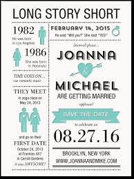Long Story Short Signature Letterpress Save The Dates In Aqua Or Neon Coral East Six Design Wedding Saving Save The Date Magnets Save The Date